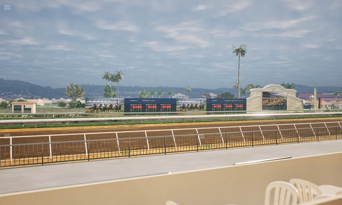 Del Mar Thoroughbred Club - Section Stretch Run Grill W Lvl 1 Tbl 135 Seat View