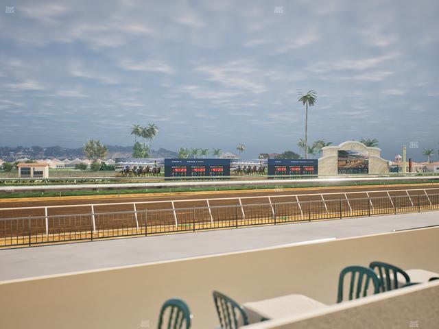 Del Mar Thoroughbred Club - Section Stretch Run Grill W Lvl 1 Tbl 136 Seat View