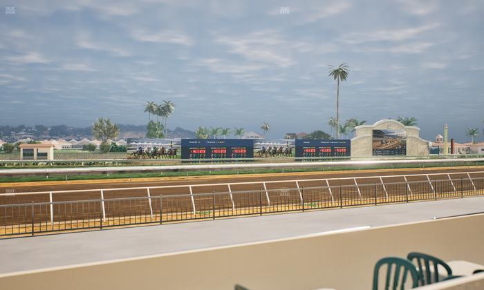 Del Mar Thoroughbred Club - Section Stretch Run Grill W Lvl 1 Tbl 136 Seat View