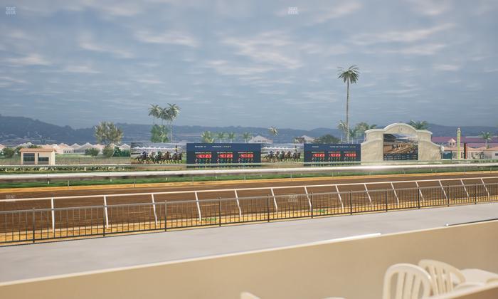 Del Mar Thoroughbred Club - Section Stretch Run Grill W Lvl 1 Tbl 136 Seat View