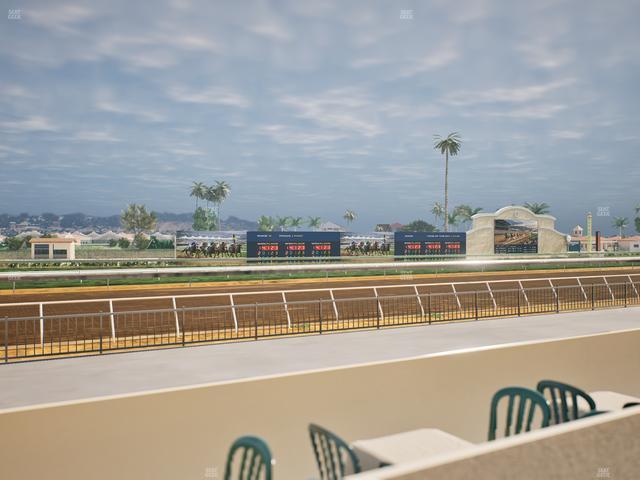 Del Mar Thoroughbred Club - Section Stretch Run Grill W Lvl 1 Tbl 137 Seat View