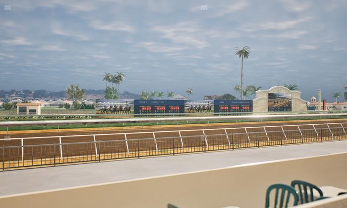 Del Mar Thoroughbred Club - Section Stretch Run Grill W Lvl 1 Tbl 137 Seat View