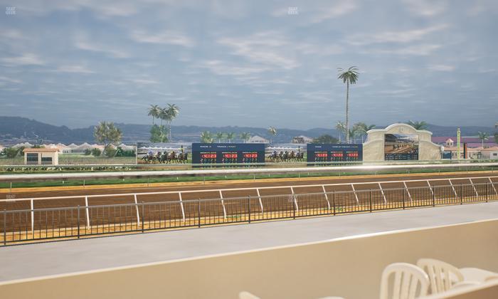 Del Mar Thoroughbred Club - Section Stretch Run Grill W Lvl 1 Tbl 137 Seat View