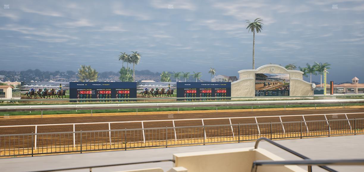 Del Mar Thoroughbred Club - Section Stretch Run Grill W Lvl 1 Tbl 140 Seat View