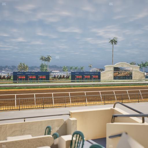 Del Mar Thoroughbred Club - Section Stretch Run Grill W Lvl 1 Tbl 140 Seat View