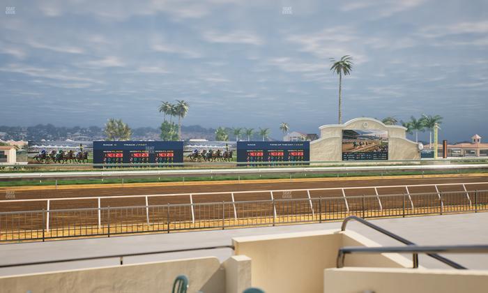 Del Mar Thoroughbred Club - Section Stretch Run Grill W Lvl 1 Tbl 140 Seat View
