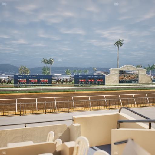 Del Mar Thoroughbred Club - Section Stretch Run Grill W Lvl 1 Tbl 140 Seat View