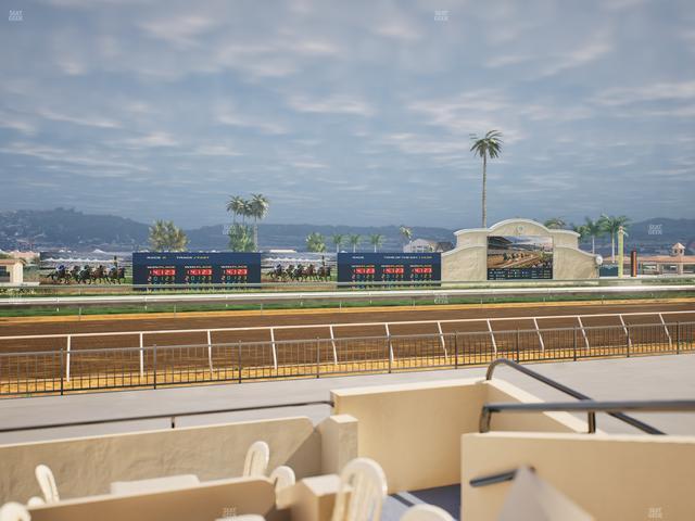 Del Mar Thoroughbred Club - Section Stretch Run Grill W Lvl 1 Tbl 140 Seat View