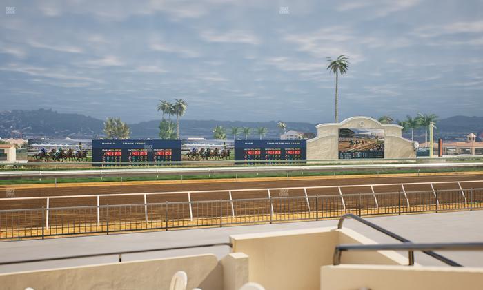 Del Mar Thoroughbred Club - Section Stretch Run Grill W Lvl 1 Tbl 140 Seat View