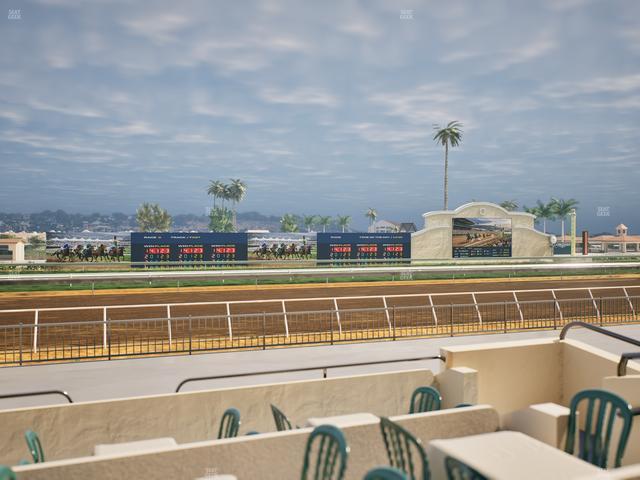Del Mar Thoroughbred Club - Section Stretch Run Grill W Lvl 1 Tbl 141 Seat View