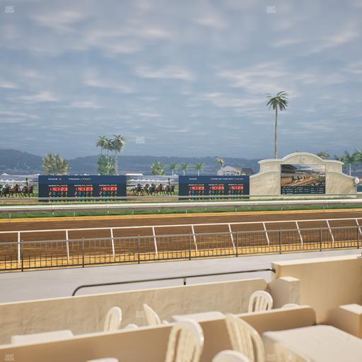 Del Mar Thoroughbred Club - Section Stretch Run Grill W Lvl 1 Tbl 141 Seat View