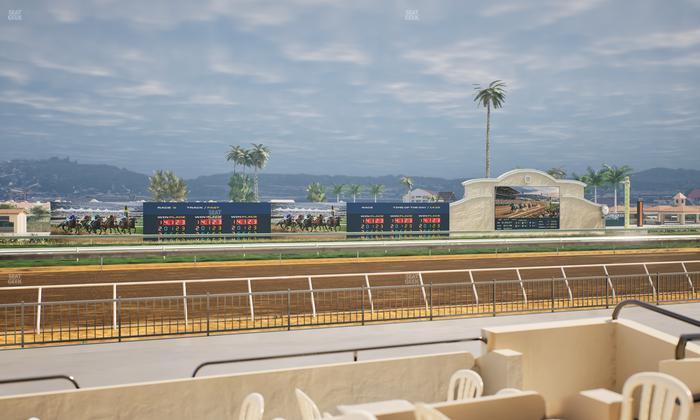 Del Mar Thoroughbred Club - Section Stretch Run Grill W Lvl 1 Tbl 141 Seat View