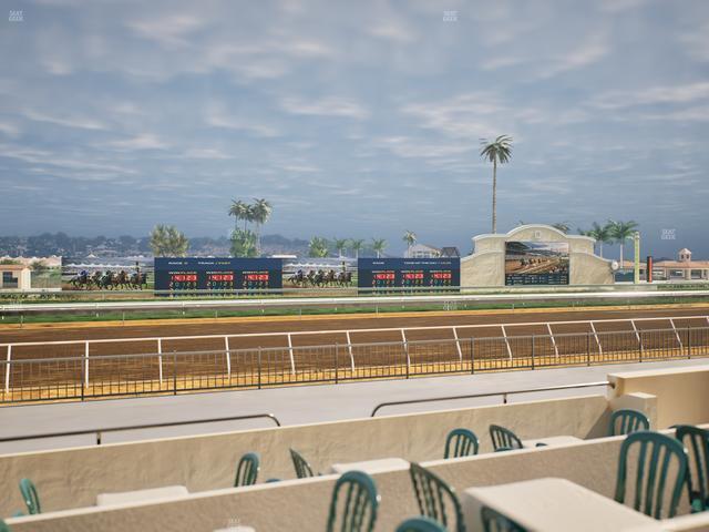 Del Mar Thoroughbred Club - Section Stretch Run Grill W Lvl 1 Tbl 142 Seat View