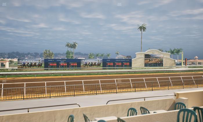 Del Mar Thoroughbred Club - Section Stretch Run Grill W Lvl 1 Tbl 142 Seat View