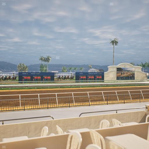 Del Mar Thoroughbred Club - Section Stretch Run Grill W Lvl 1 Tbl 142 Seat View