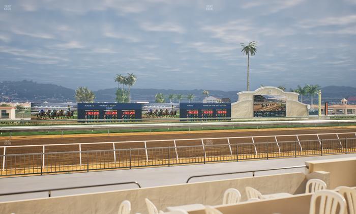 Del Mar Thoroughbred Club - Section Stretch Run Grill W Lvl 1 Tbl 142 Seat View