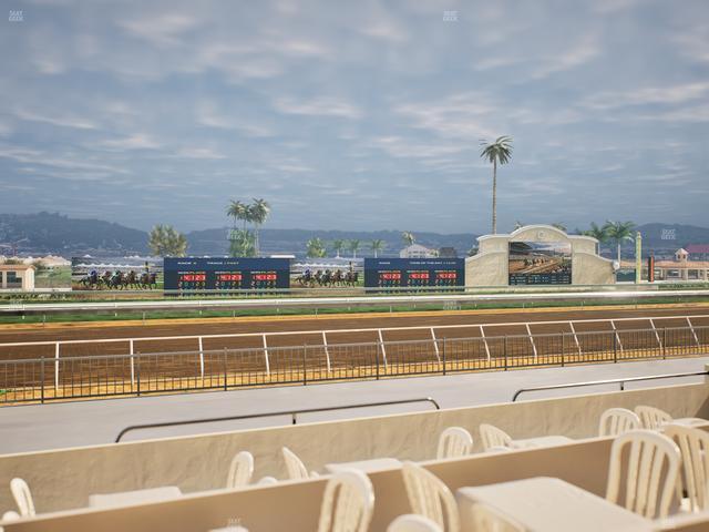 Del Mar Thoroughbred Club - Section Stretch Run Grill W Lvl 1 Tbl 143 Seat View
