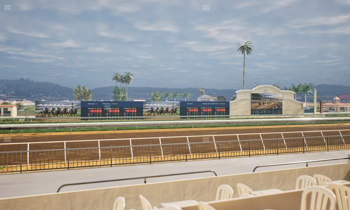 Del Mar Thoroughbred Club - Section Stretch Run Grill W Lvl 1 Tbl 143 Seat View