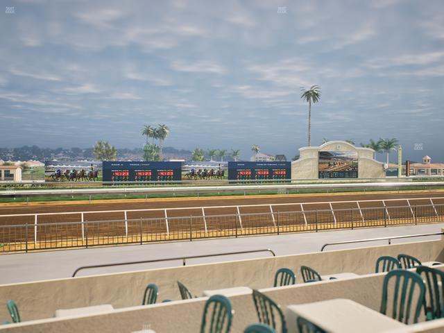 Del Mar Thoroughbred Club - Section Stretch Run Grill W Lvl 1 Tbl 143 Seat View
