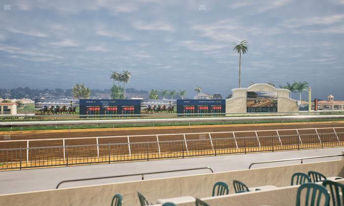Del Mar Thoroughbred Club - Section Stretch Run Grill W Lvl 1 Tbl 143 Seat View