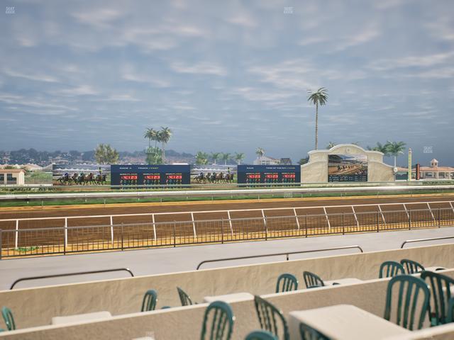 Del Mar Thoroughbred Club - Section Stretch Run Grill W Lvl 1 Tbl 144 Seat View