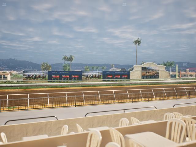 Del Mar Thoroughbred Club - Section Stretch Run Grill W Lvl 1 Tbl 144 Seat View