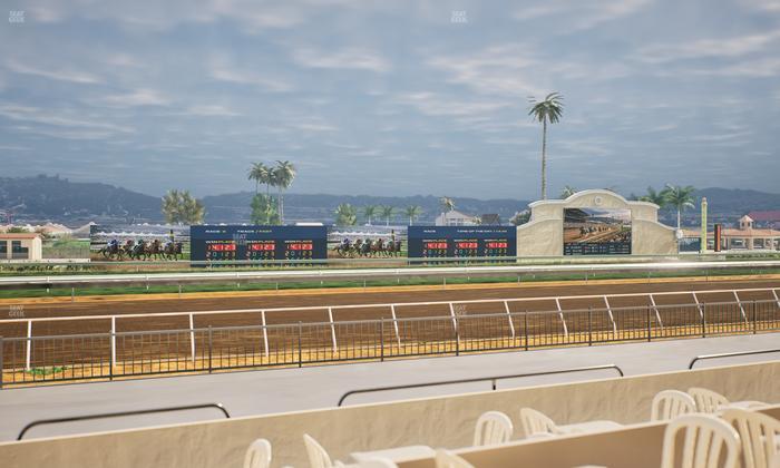 Del Mar Thoroughbred Club - Section Stretch Run Grill W Lvl 1 Tbl 144 Seat View