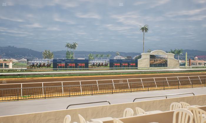 Del Mar Thoroughbred Club - Section Stretch Run Grill W Lvl 1 Tbl 145 Seat View