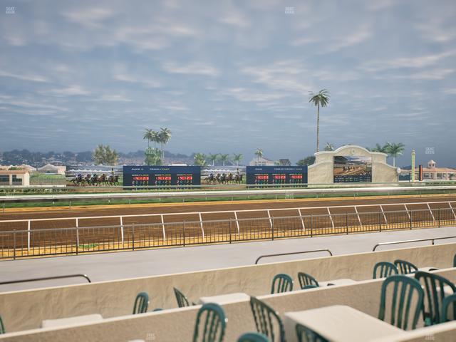 Del Mar Thoroughbred Club - Section Stretch Run Grill W Lvl 1 Tbl 146 Seat View