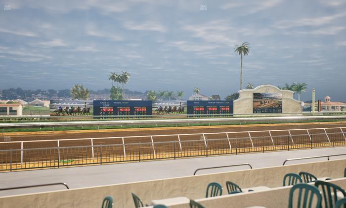 Del Mar Thoroughbred Club - Section Stretch Run Grill W Lvl 1 Tbl 146 Seat View