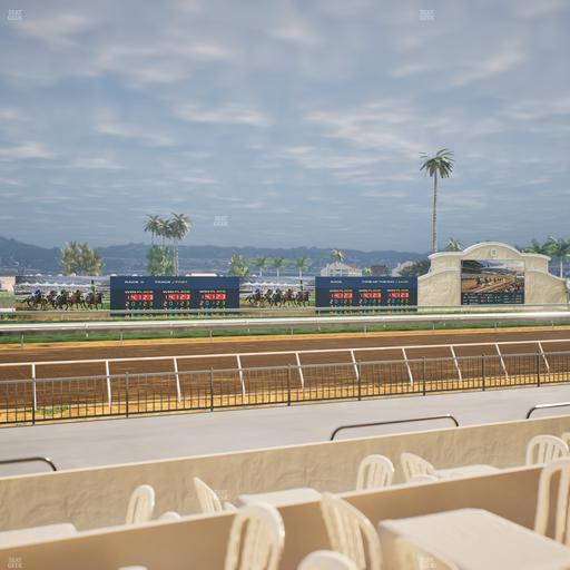 Del Mar Thoroughbred Club - Section Stretch Run Grill W Lvl 1 Tbl 146 Seat View