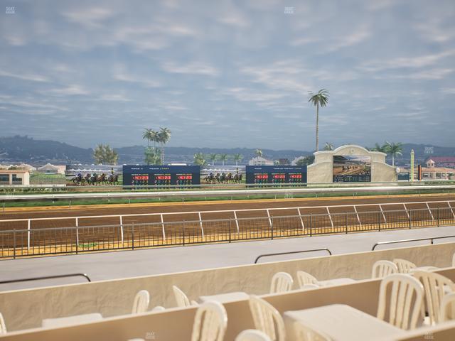 Del Mar Thoroughbred Club - Section Stretch Run Grill W Lvl 1 Tbl 146 Seat View