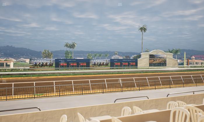 Del Mar Thoroughbred Club - Section Stretch Run Grill W Lvl 1 Tbl 146 Seat View