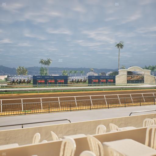 Del Mar Thoroughbred Club - Section Stretch Run Grill W Lvl 1 Tbl 147 Seat View