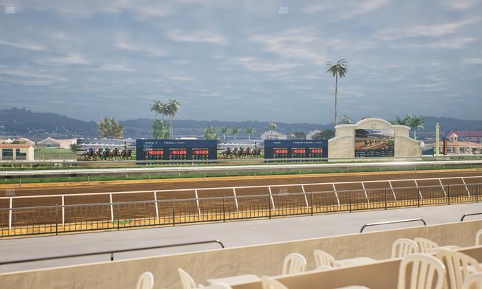 Del Mar Thoroughbred Club - Section Stretch Run Grill W Lvl 1 Tbl 147 Seat View