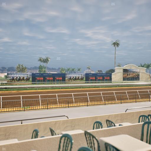 Del Mar Thoroughbred Club - Section Stretch Run Grill W Lvl 1 Tbl 147 Seat View