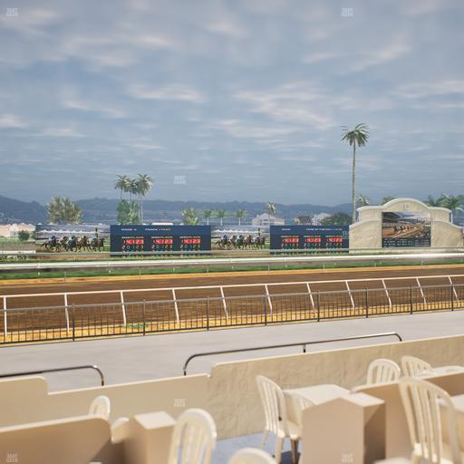 Del Mar Thoroughbred Club - Section Stretch Run Grill W Lvl 1 Tbl 150 Seat View