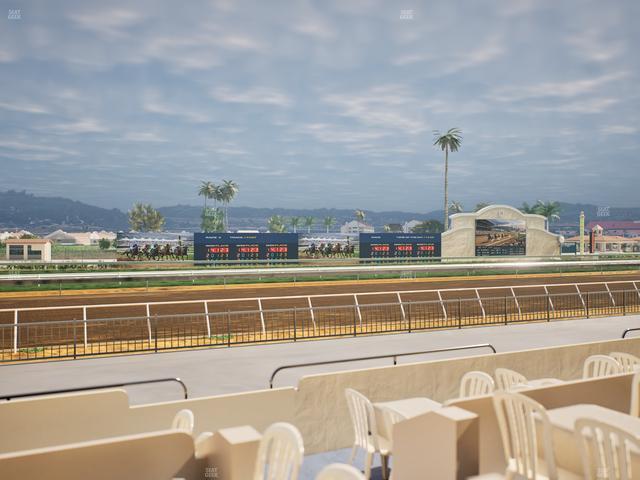 Del Mar Thoroughbred Club - Section Stretch Run Grill W Lvl 1 Tbl 150 Seat View