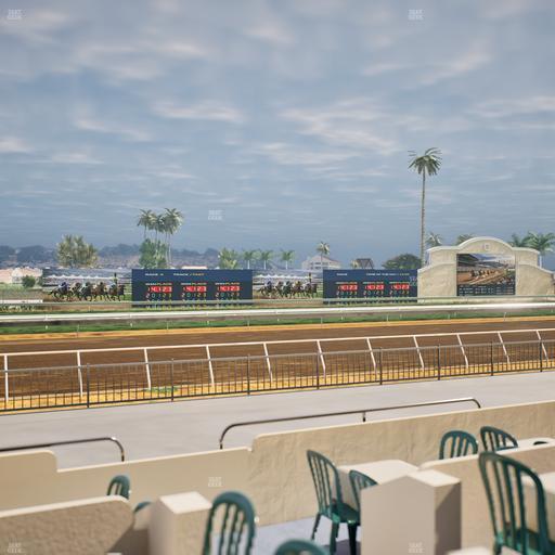 Del Mar Thoroughbred Club - Section Stretch Run Grill W Lvl 1 Tbl 150 Seat View