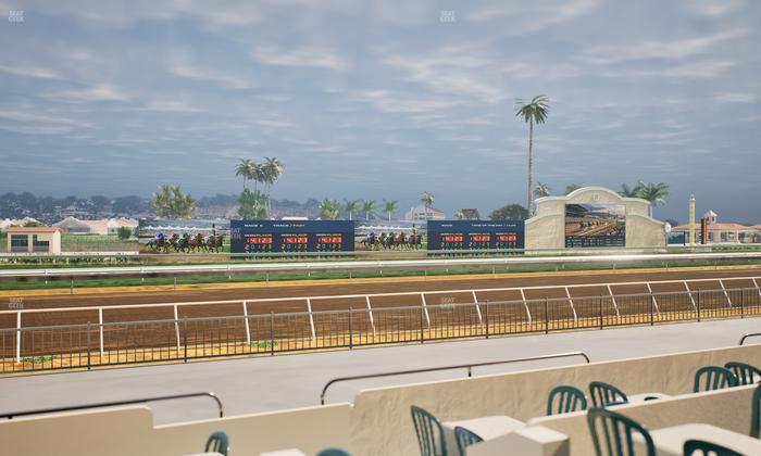 Del Mar Thoroughbred Club - Section Stretch Run Grill W Lvl 1 Tbl 150 Seat View