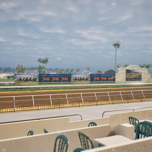 Del Mar Thoroughbred Club - Section Stretch Run Grill W Lvl 1 Tbl 151 Seat View