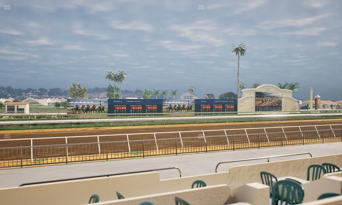 Del Mar Thoroughbred Club - Section Stretch Run Grill W Lvl 1 Tbl 151 Seat View