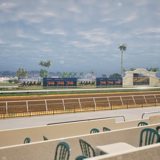 Del Mar Thoroughbred Club - Section Stretch Run Grill W Lvl 1 Tbl 152 Seat View