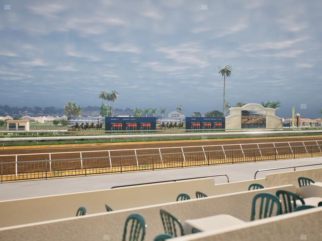 Del Mar Thoroughbred Club - Section Stretch Run Grill W Lvl 1 Tbl 152 Seat View