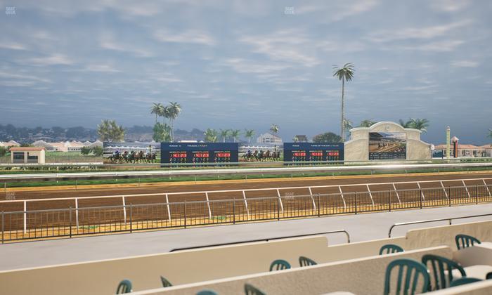 Del Mar Thoroughbred Club - Section Stretch Run Grill W Lvl 1 Tbl 152 Seat View