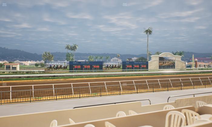 Del Mar Thoroughbred Club - Section Stretch Run Grill W Lvl 1 Tbl 152 Seat View