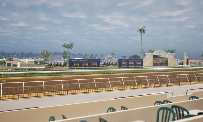 Del Mar Thoroughbred Club - Section Stretch Run Grill W Lvl 1 Tbl 153 Seat View