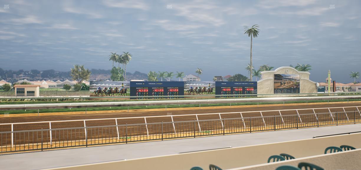 Del Mar Thoroughbred Club - Section Stretch Run Grill W Lvl 1 Tbl 155 Seat View