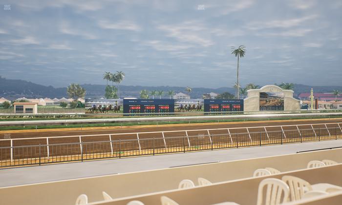 Del Mar Thoroughbred Club - Section Stretch Run Grill W Lvl 1 Tbl 155 Seat View