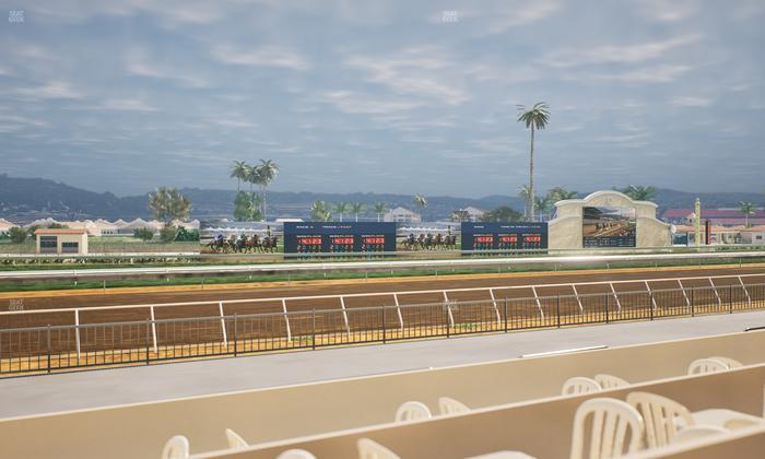 Del Mar Thoroughbred Club - Section Stretch Run Grill W Lvl 1 Tbl 156 Seat View